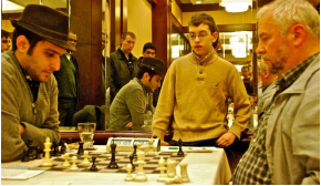 A chess event at the Loeb House at Harvard University in 2013